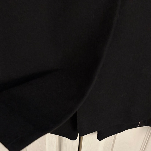 Chaps Men’s 44L Wool Blend Overcoat – Black, Classic 3-Button Long Coat - Picture 10 of 10